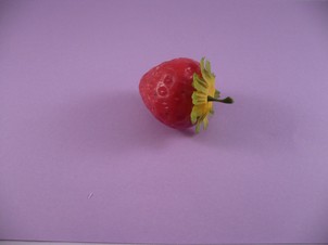 Erdbeerförmig - Erdbeerduft